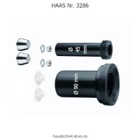 HAAS Nr. 3286 WC-Anschlussgarnitur mit Anschlussstutzen Ø 90 mm, Länge 180 mm