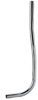 Sp�lrohr gekr�pft um 45 mm, aus Messing verchromt, D = 26/28 mm, L = 700 mm, f�r AP WC-Drucksp�ler 3/4 Zoll