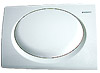 Geberit Bet�tigungsplatte / Dr�ckerplatte Rumba # 115.750.11.1 - Farbe weiss-alpin, Bet�tigung von vorn, f�r Sp�lstop