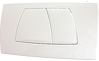 GEBERIT Bet&auml;tigungsplatte Twinline weiss-alpin Nr. 115.888.11.1