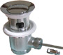 Ablaufgarnitur DN 32 verchromt mit Excenterstopfen, Querstange und Gelenkst�ck in Metallausf�hrung.