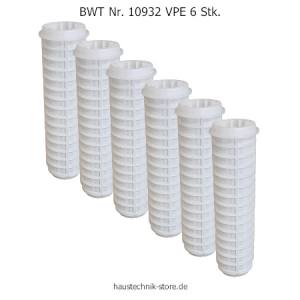 BWT Nr. 10932 Filterelemente VPE 6 Stk. für Avanti Wechselfilter