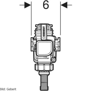 GEBERIT Nr. 240.700.00.5 Typ 383 Schwimmerventil für AP (UP) Spülkasten