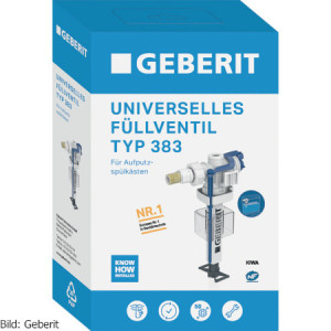 GEBERIT Nr. 240.700.00.5 Typ 383 Schwimmerventil für AP (UP) Spülkasten