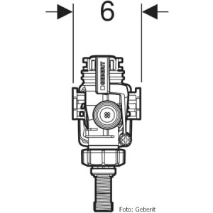 GEBERIT Nr. 240.705.00.5 Typ 383 Schwimmerventil für UP Spülkasten