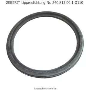 GEBERIT Nr. 240.813.00.1 Lippendichtung zu WC Abgangsbogen DN 100 Ø110mm
