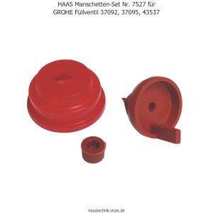 HAAS Manschetten-Set Nr. 7527 für GROHE Füllventil 37092, 37095, 43537