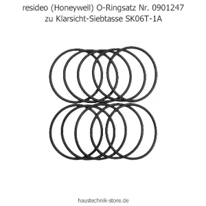 Honeywell O-Ringsatz Nr. 0901247 VPE 10 Stk. zu Klarsicht-Siebtasse SK06T-1A