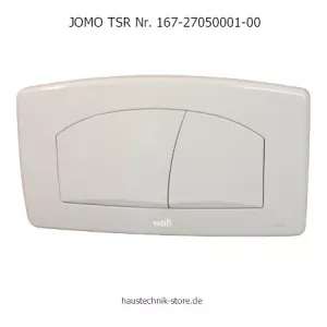 JOMO TSR Betätigungsplatte 2-Mengen-Technik weiß Nr. 167-27050001-00