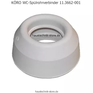 KÖRO WC-Spülrohrverbinder Nr. 11.3662-001 für Porzellanmuffe