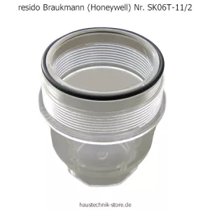 Resideo Braukmann Honeywell Klarsicht-Siebtasse SK06T-1 1/2 DN40 + DN50