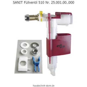 SANIT Nr. 25.001.00..000 Universal-Füllventil 510 DN10 (3/8 Zoll)