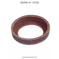 GROHE Nr. 43765 Ledermanschette einzeln zu Druckspüler Nr. 37021, 37437, 37017, 37713 (Tectron 577)