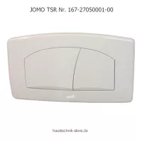 JOMO TSR Betätigungsplatte 2-Mengen-Technik weiß Nr. 167-27050001-00