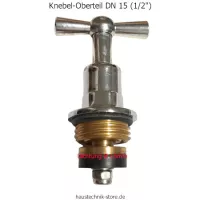 Knebel-Oberteil ohne RV DN 15 (1/2 Zoll) Dichtung-Ø ca. 16 mm