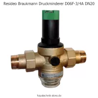 Resideo Braukmann Druckminderer DN20 Typ D06F-3/4A (3/4")