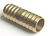 Schlauchverbinder aus Messing, Aussen- 20,5 mm, Lnge 53 mm