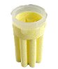 Sinter-Kunststoffsieb Sternform 50 m fr Heizlfilter